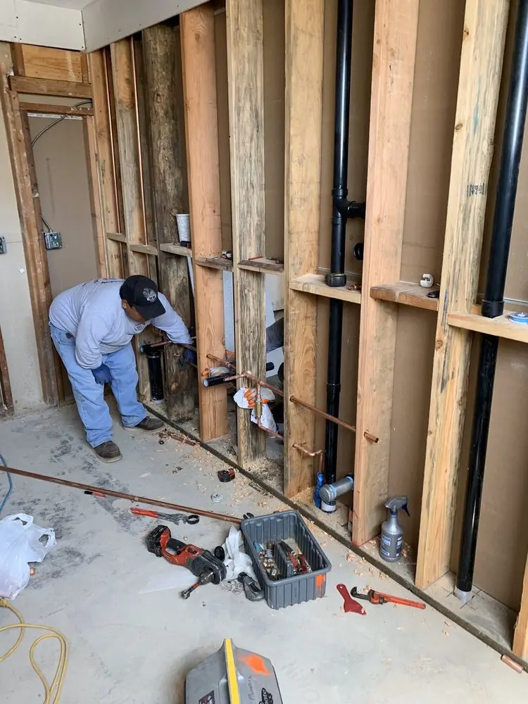 Commercial rough-in plumbing for Gas Line Repair in Bretton Heights